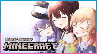 【Minecraft】初のワールドサーバー！！！　音色は紫