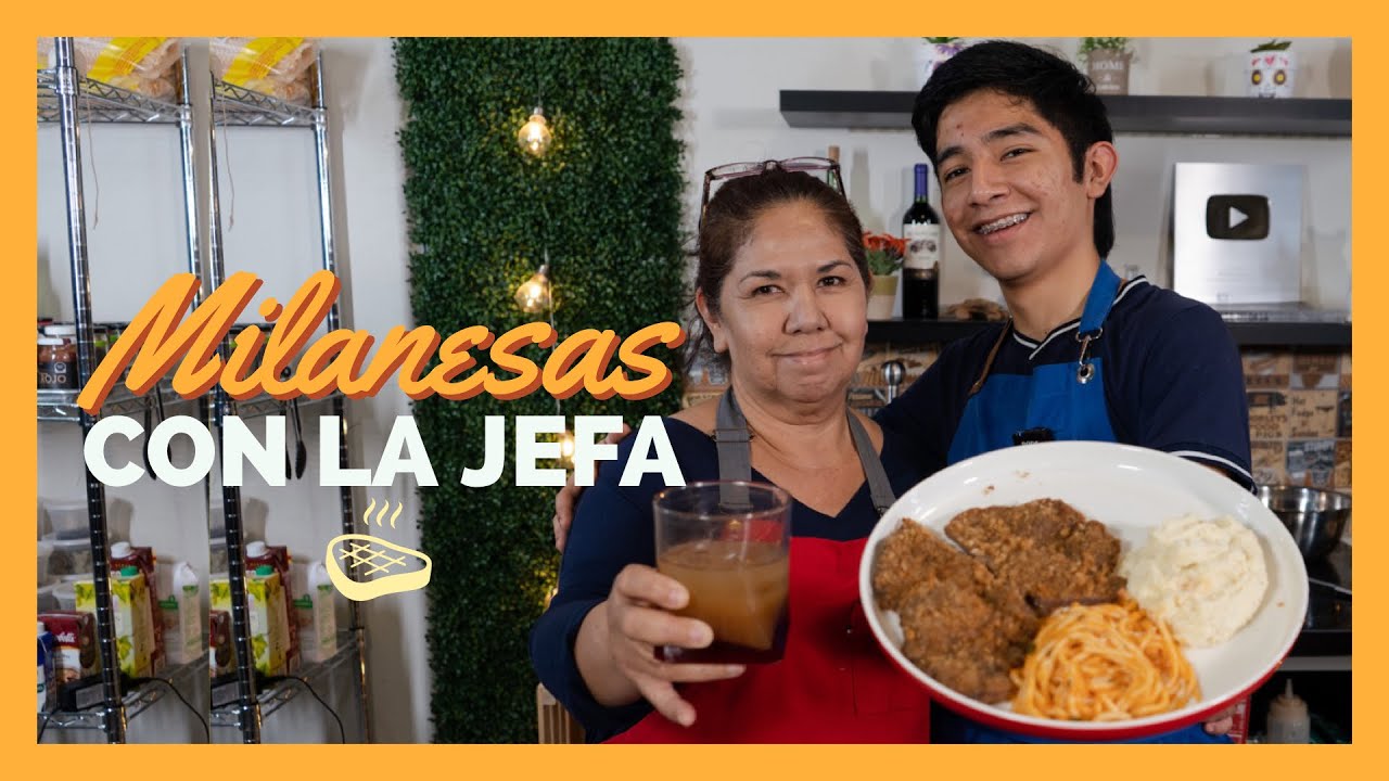Milanesa de RES EMPANIZADA con LA JEFA