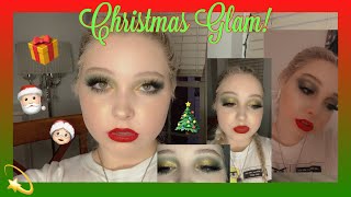 CHRISTMAS MAKEUP TUTORIAL!😱🎄🎁🎅🏻🤶🏻