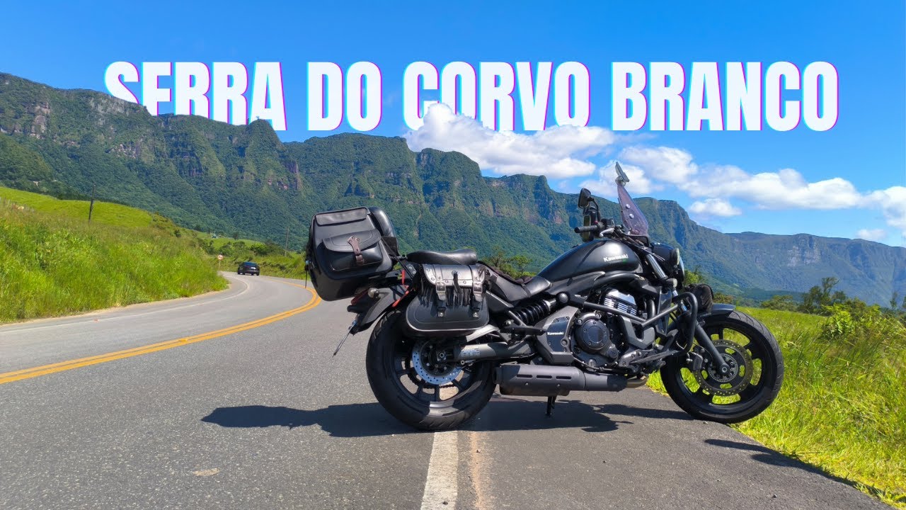 Subindo a SERRA DO CORVO BRANCO  | Vulcan 650 a estrada mais SURPREENDENTE da SERRA CATARINENSE