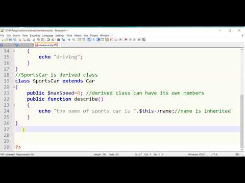 Inheritance in PHP