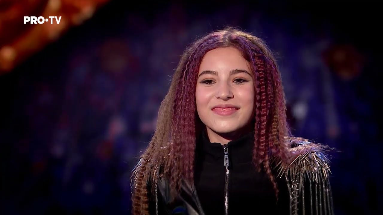 Românii au talent 2023 | Natalia Bendre a zguduit scena la doar 12 ani, cu momentul ei rock