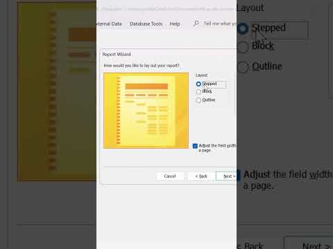 41   إنشاء تقرير بالمعالج   