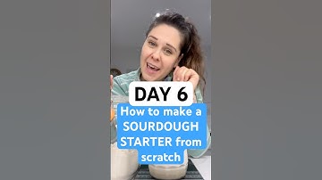 DAY 6:How to make SOURDOUGH STARTER from scratch #sourdoughstarter #sourdoughforbeginners #sourdough