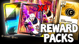 ULTIMATE PACK IS HERE! RIVAL REWARDS + HUT CHAMPION REWARD PACKS | NHL 21 HUT REWARD PACKS