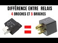 🔧  DIFFERENCE ENTRE RELAIS 4 BROCHES ET 5 BROCHES 🔵