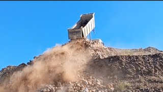 Amazing Quarry Primary Rock CrushingMachine Working | Satisfying RockCrusher || Stone Crushing