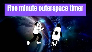 FIVE MINUTE CLASSROOM TIMER-OUTSPACE JOURNEY WITH SPACE FACTS