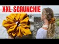 XXL SCRUNCHIE | how to make a double extra large scrunchie | DIY