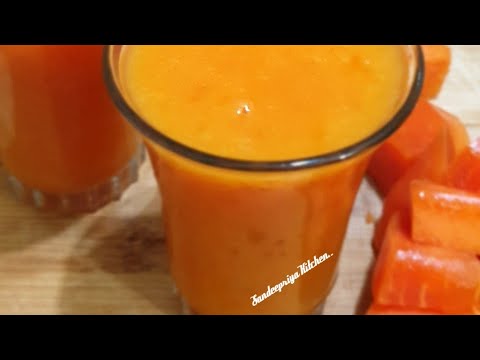 PAPAYA JUICE | Yummy and delicious Drink..