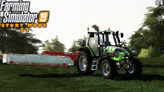 KLEIN SCHALIG GRAS!' Farming Simulator 19 Story Mode S2 #3