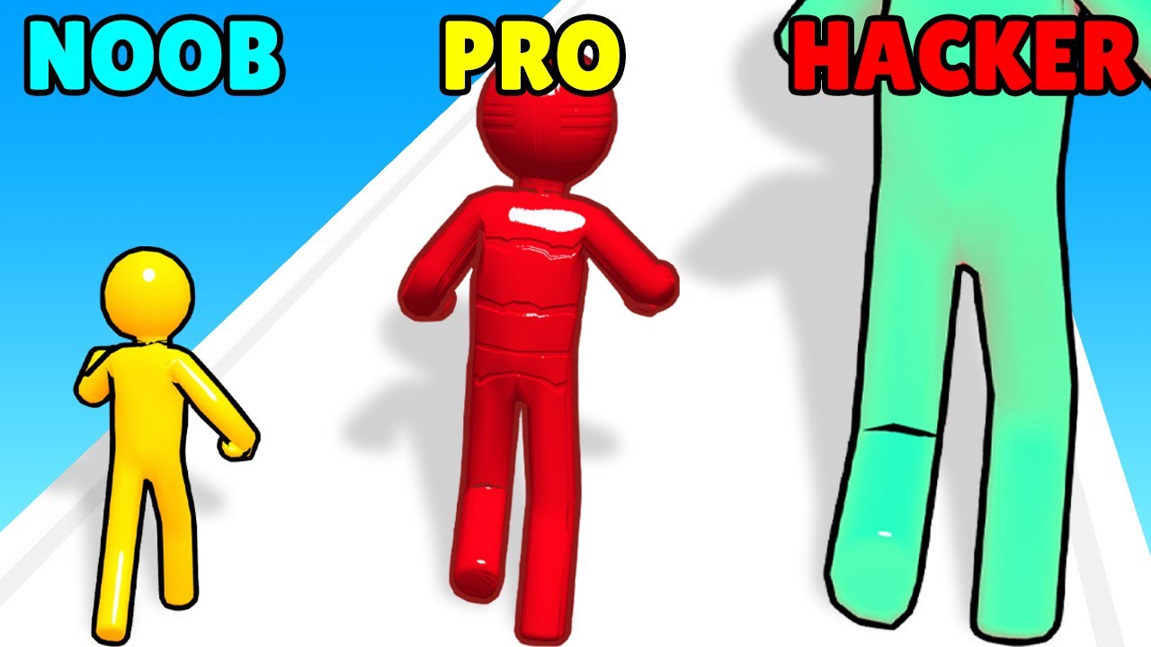 NOOB vs PRO vs HACKER in Scale Man!