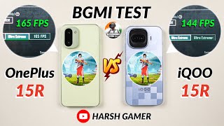 iQOO 15R vs OnePlus 15R Detailed BGMI Test - 144 FPS vs 165 FPS Who Wins? 🤔 screenshot 5