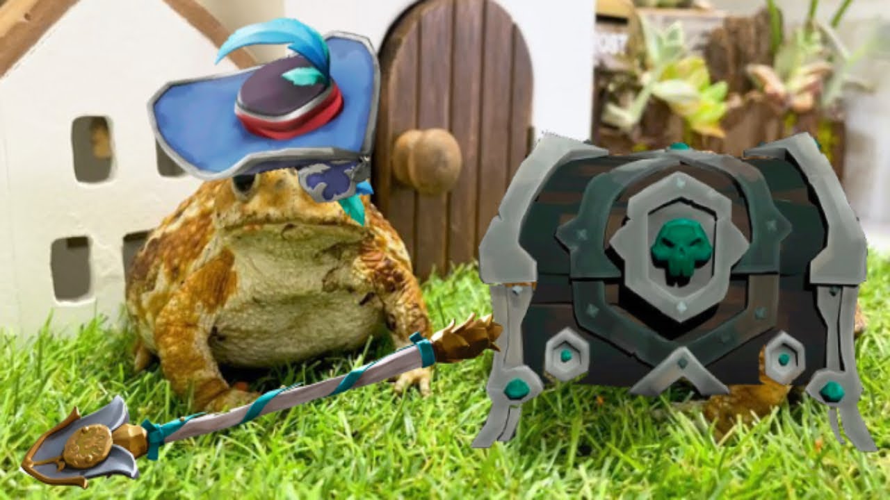 sot player hides the athena chest YouTube