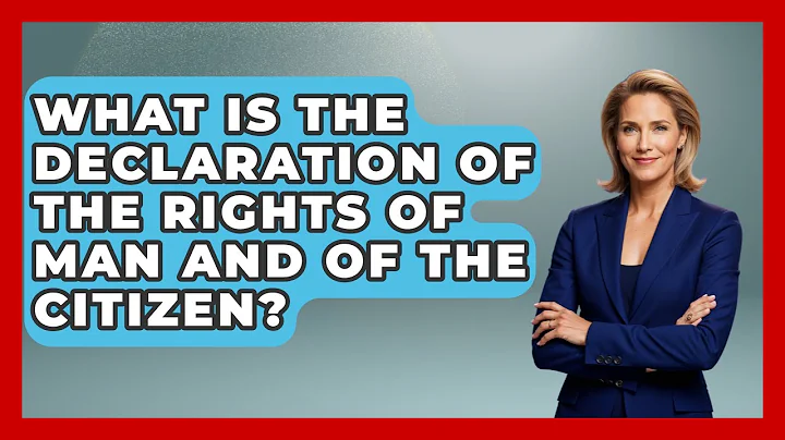 What Is The Declaration Of The Rights Of Man And Of The Citizen? - France Fact File