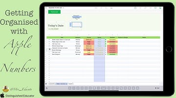 Organising with Apple Numbers - Automated To-Do List:Day 11 (Format Cell as Percentage for progress)