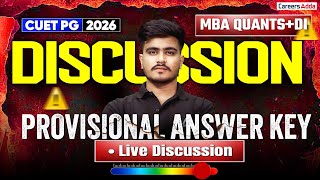 CUET PG MBA (Quants+ DI) 2026 Provisional Answer Key Released | How To Check Correct Answers!