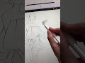 4 Tips for Sketching #fashiondesigner #procreate #procreateart #procreatebrushes #procreateart