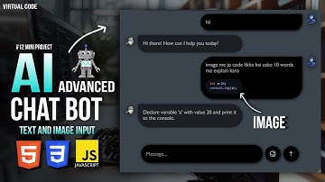 Build AI Advanced ChatBot Using HTML , CSS & JS 🔥 | #12 Mini Project