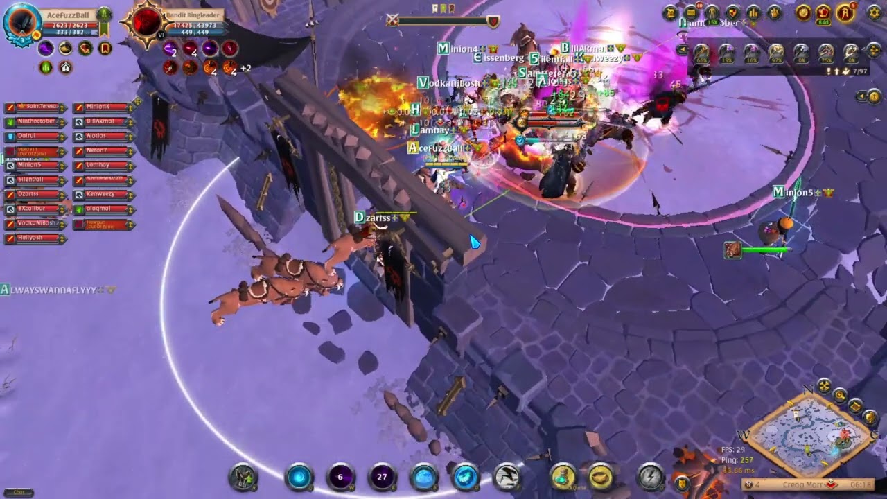 Albion Online Red Zone capping Speed Run Janda Lymhurst YouTube
