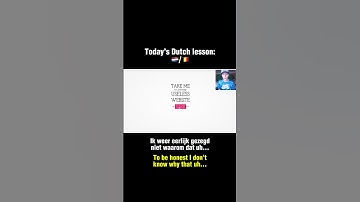 In today’s Dutch lesson: 🇳🇱/🇧🇪 #fyp #fypシ #funny #dutch #funnyvideo #funnyclips #viral #virals