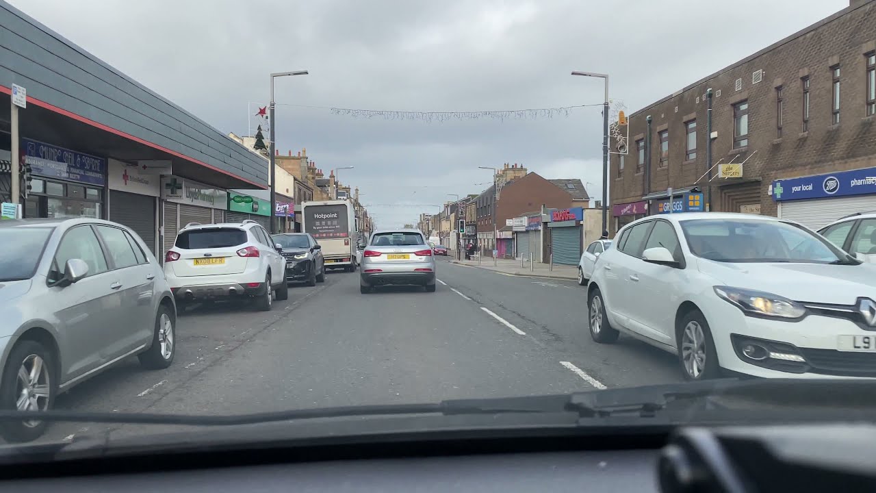 Driving in the West of Scotland Larkhall to Hamilton November 2021