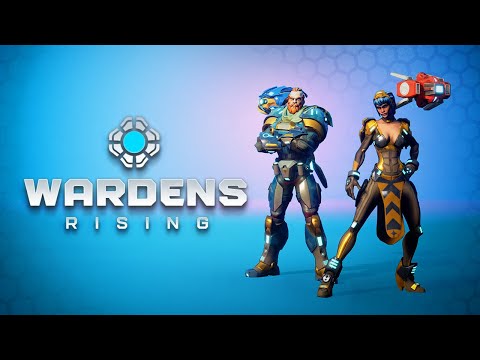 Wardens Rising Trailer - PvE Coop Action Hero Shooter + MOBA-like base defense for PC/Console