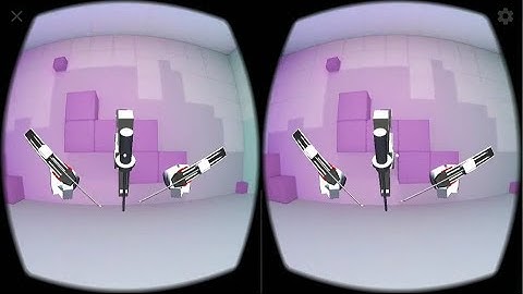 dVRK-XR running with Google Cardboard