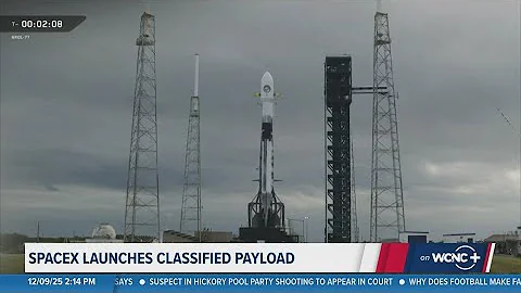 SpaceX launches rocket with classified payload | Dec. 9, 2025