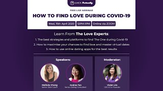 Lunch Actually Webinar: How to Find Love During Covid-19 screenshot 1