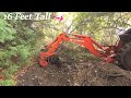 Transplanting Trees with Kubota L2501 with Backhoe  - How to dig out Trees