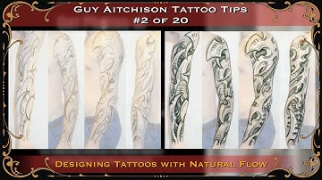 How to Design a Tattoo that Flows with the Body | Guy Aitchison Tattoo Tips (2/20)