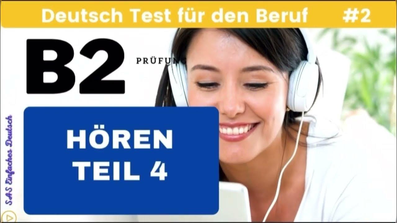 Prüfungstraining Deutsch-test Für Den Beruf B2 Hören