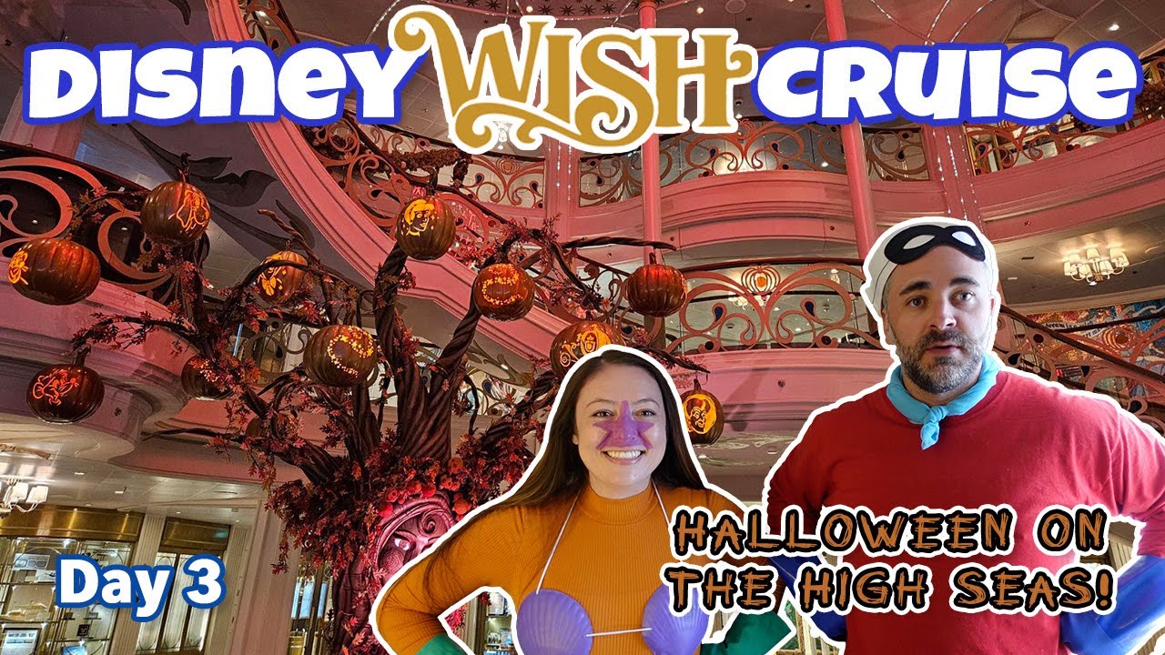 Halloween Fun! | 3-Night Disney Wish Cruise Halloween on the High Seas | Disney Cruise Line 2024
