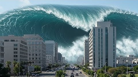 Mega Tsunami Unleashes Unstoppable Destruction 🌊🔥 | AI Disaster Simulationhttps