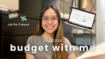 budget with me | my 2-step payday routine, august budget 🌼