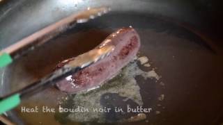 How to cook boudin noir