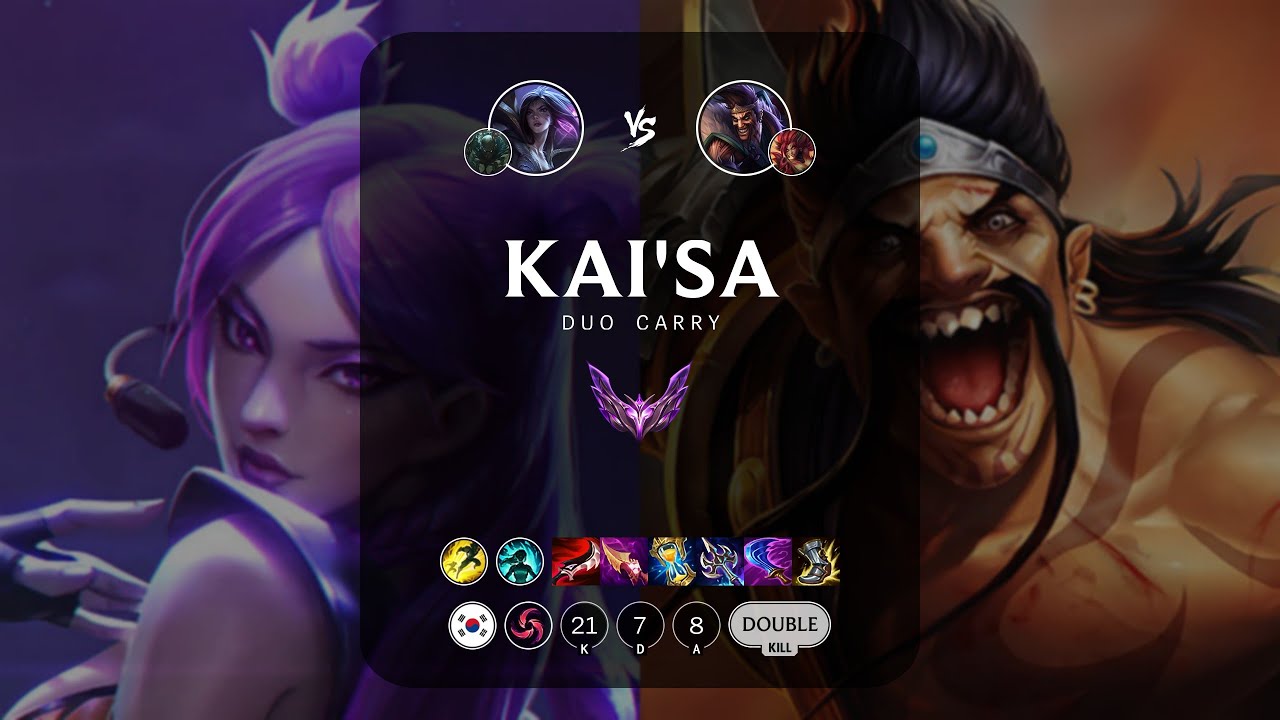 Kai'Sa ADC vs Draven - KR Master Patch 13.20
