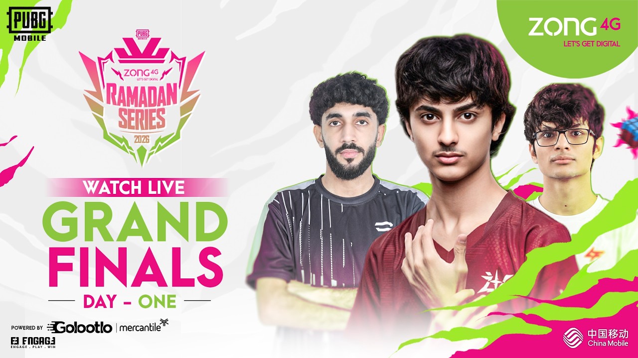 PUBGM RAMZAN SERIES 2026 | ZONG ENGAGE | FINALE DAY 1 |  POWERED BY GOLOOTLO Ft. #4T #SCYT #MAX #RD