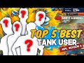 TOP 5 BEST TANK USER OF MPL SEASON 6 | SNIPE GAMING TV