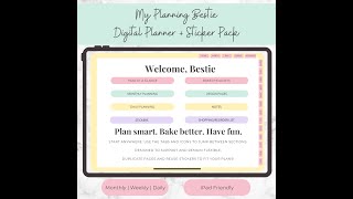 My Planning Bestie Introduction!
