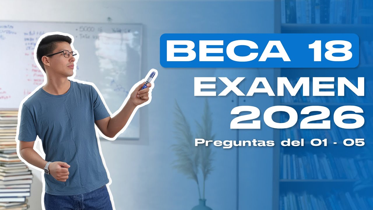Beca 18 Examen 2026 | Preguntas 1-5 | Clases de Beca 18