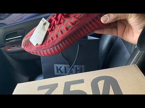 THIS RED YEEZY IS A KEEPER! Yeezy 350 CMPCT Slate Red On Foot