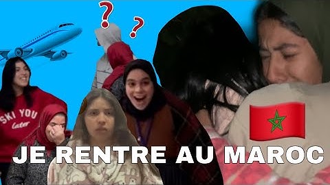 JE RENTRE AU MAROC  🇲🇦 جيت على غفلة عند ماما و  صحابي للمغرب