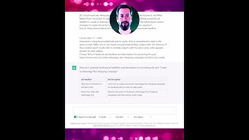 Use ChatGPT to write ad copy based on landing page content