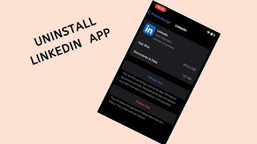 How to uninstall LinkedIn app | Delete LinkedIn app
