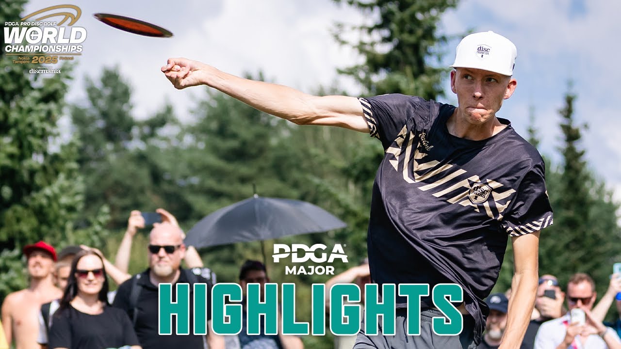Round 1 Highlights, MPO | 2025 PDGA Pro World Championships - YouTube