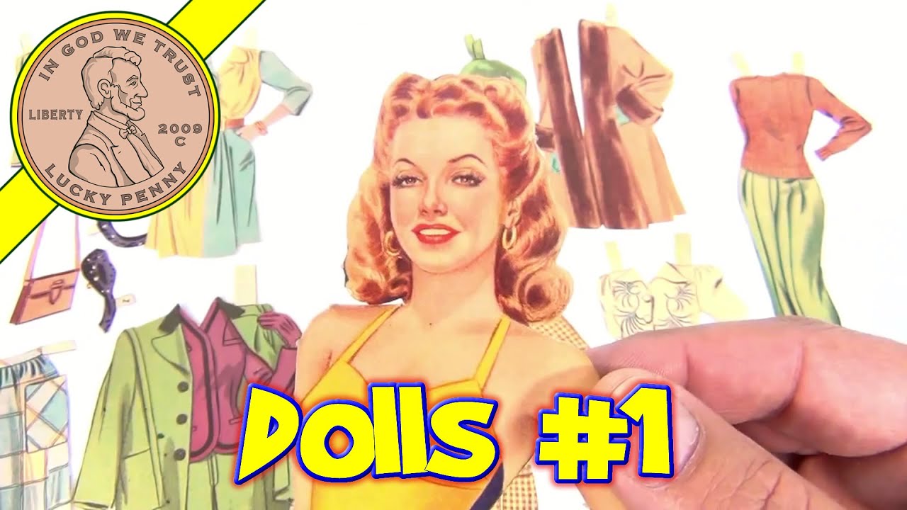 Vintage Paper Dolls Collection - Paper Doll Video 1 - Ann Sheridan 