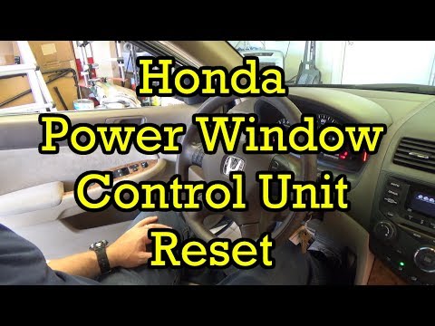 Honda Power Window Control Unit Reset