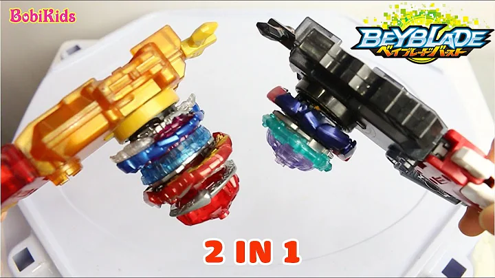 Combo Beyblade Lớn nhất, Cao Nhất, Nặng Nhất, Lần đầu gắn 2 Bey thành 1 | Beyblade Burst Mod